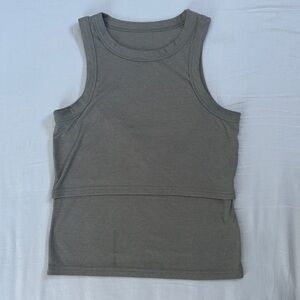 Latched Mama sage nursing Tank Top